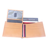 Carteira Em Couro Masculina Tommy Hilfiger Nova Com A Caixa