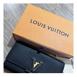 Carteira Louis Vuitton Taurillon Capucines Preta Original