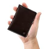 Carteira Masculina Couro Legítimo Proteção RFID Couro50 620 Café