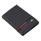 Carteira Masculina Couro Tommy Hilfiger Trifold