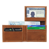 Carteira Masculina Em Couro Legitimo Romoro Porta Cartao