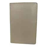 Carteira Para Passaporte Moda Em Couro Feminino E Masculino Cor Marrom Carteira De Viagem Para Passaporte De Couro BEGE 