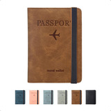 Carteira Porta Passaporte Documentos Viagem Alta Qualidade