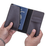 Carteira Porta Passaporte Organizador Couro Sintético 30 Un 