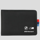 Carteira Puma Bmw Preta Cor Preto Desenho Do Tecido