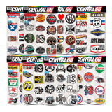 Cartela 97 Adesivos Logos Antigos Toyota