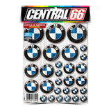 Cartela Adesivo Bmw Logos Original Logo Logotipo Samsung