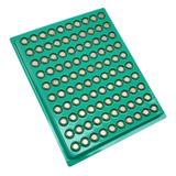 Cartela Com 100 Baterias Para Relógio Ag1 Sr621 Lr620 Ag1
