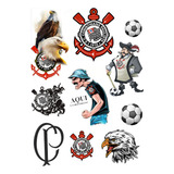 Cartela De Adesivos De Time Corinthians Timão G045