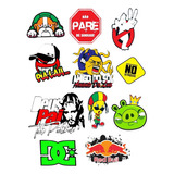 Cartela De Adesivos Moto Motocross Carro Bike Caminhao 8