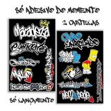 Cartela De Adesivos Moto Motocross Carro Bike Caminhao