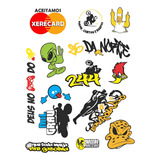 Cartela De Adesivos Motocross Moto Carro Bike Caminhao 16