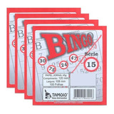 Cartela De Bingo Tamoio Jornal 15 Blocos De 100 Folhas