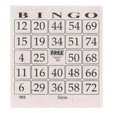 Cartela De Bingo Tamoio Jornal 5 Blocos De 100 Folhas