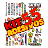 Cartela Kit 55 Adesivos Stickers Figurinhas