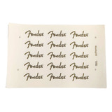 Cartela Logo decalque adesivo Fender Stratocaster Waterslide