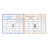 Cartelas Bingo Personalizadas Do Corpo Humano