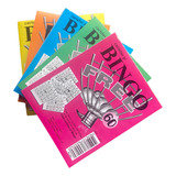 Cartelas De Bingo Coloridas 05 Blocos 500 Cartelas 8x10cm