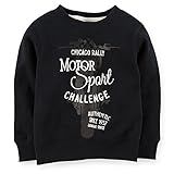 Carter S Little Boys Fleece Motor Sport Pullover 2T Black 
