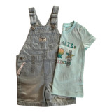 Carters Jardineira Menina Oshkosh Jeans Importado tam 3t