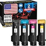 Cartlee Cartuchos De Toner Compatíveis De Substituição Para Xerox Phaser 6510 6510 Dni 6510 Dn 6510 N Workcentre 6515 6515 Dni 6515 Dn 6515 N Tinta De Impressora A Laser De Alto Rendimento 1 Preto 1