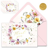 Cartões De Agradecimento Florais De Primavera