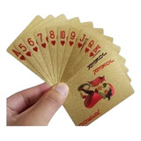 Cartões De Jogo Do Ouro Cartões De Poker