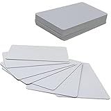 Cartões De PVC Térmicos Em Branco Premium Para Impressoras De Crachá De Identificação Plástico Branco De Qualidade Gráfica CR80 30 Mil CR8030 Compatível Com A Maioria Das Impressoras De Crachá