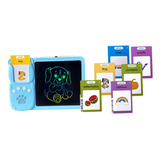 Cartões Flash Falantes Tablet Azul Com 112 Cartões