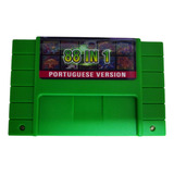Cartucho 88 Em 1 Super Nintendo Snes Jogos Traduzidos Portug