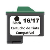 Cartucho Compatível 16-17 Para X1105 X1185 X1270 Preto