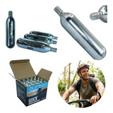 Cartucho De Co2 16g Quick Para Encher Pneu Bike Kit 4 Uni Cor Prateado