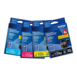 Cartucho De Tinta Brother Lc105 Lc109 Lc 105 Kit Mfc j4510dw