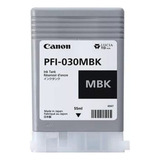 Cartucho De Tinta Canon Pfi 030mbk Cor Preto Do 2 Ml