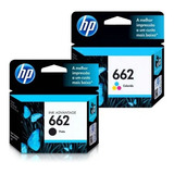Cartucho De Tinta Hp 662 Preto E Colorido Advantage Original