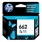 Cartucho De Tinta Hp 662 Tricolor Tricolor Tricolor 2ml