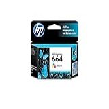 Cartucho De Tinta HP 664 Colorido Original F6V28AB Para Impressora HP Deskjet 2136 Impressora HP Deskjet 2676 Impressora HP Deskjet 3776 Impressora HP Deskjet 5076 Impressora HP Deskjet 5276
