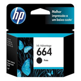 Cartucho De Tinta Hp 664 Preto Advantage Original