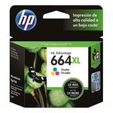 cartucho tinta 664xl tricolor