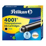 Cartucho De Tinta Pelikan 4001 Tp 6 Preto