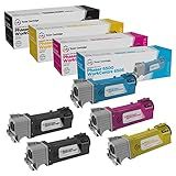 Cartucho De Toner Compatível Com LD Para Xerox Phaser 6500 E WorkCentre 6505 High Yield 2 Preto 1 Ciano 1 Magenta 1 Amarelo 5 Unidades 