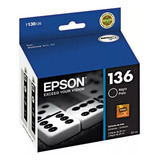 Cartucho Epson 136 Preto T136126 Al Workforce K101 K301
