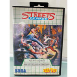 Cartucho Game Gear Tectoy Sega Streets Of Rage caixa manual