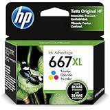 Cartucho HP 667XL Colorido Original 3YM80AL 