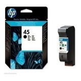 Cartucho Jato De Tinta Original Hp 51645a 45 645 Black 42ml