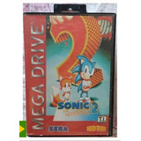Cartucho Mega Drive Sonic 2 Capa
