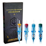 Cartucho Tatuagem Poseidon Tattoo Vários Tamanhos Cx 10un