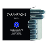 Cartucho Tinta Caran D ache Chromatics Idyllic Blue C 06 Un
