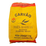 Carvão 3kg Churrasco Eucalipto Ecológico Briquete Lareira