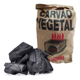 Carvão 6 Kg Vegetal Churrasco Eucalipto 100 Ecológico